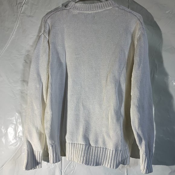 Daily Ritual Crew Long Sleeve Sweater Side Slits - Picture 9 of 9